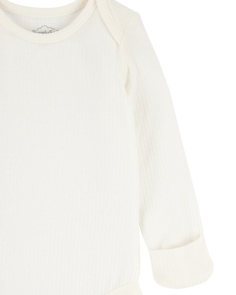Baby 2-Pack Long-Sleeve PurelySoft Bodysuits, image 3 of 7 slides