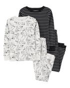 Kid 4-Piece Wolf Pajamas, image 1 of 4 slides