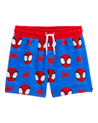 Toddler Marvel™ Spider-Man Swim Trunks - Red/Blue, image 1 of 3 slides