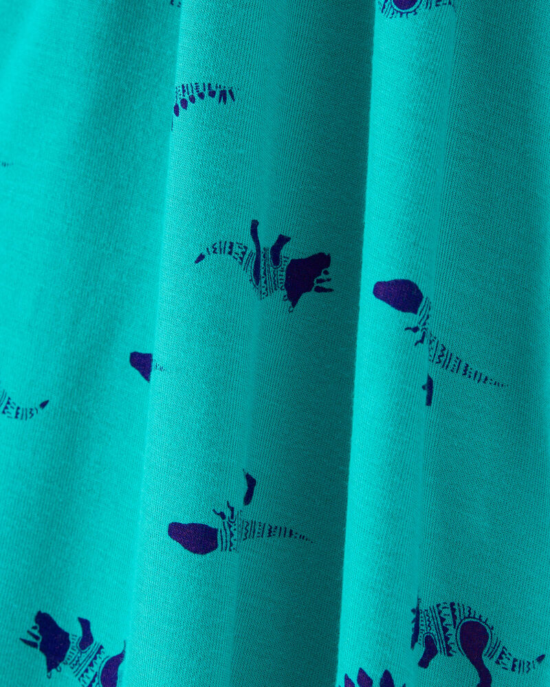 Kid 2-Piece Dinosaur PurelySoft Pajamas, image 2 of 4 slides