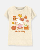 Kid Hello Kitty Short-Sleeve Graphic Tee - Oatmeal, image 1 of 2 slides