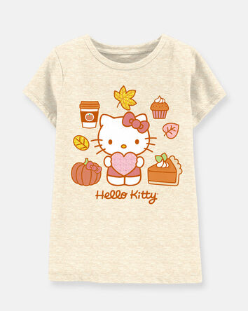 Kid Hello Kitty Short-Sleeve Graphic Tee - Oatmeal, 