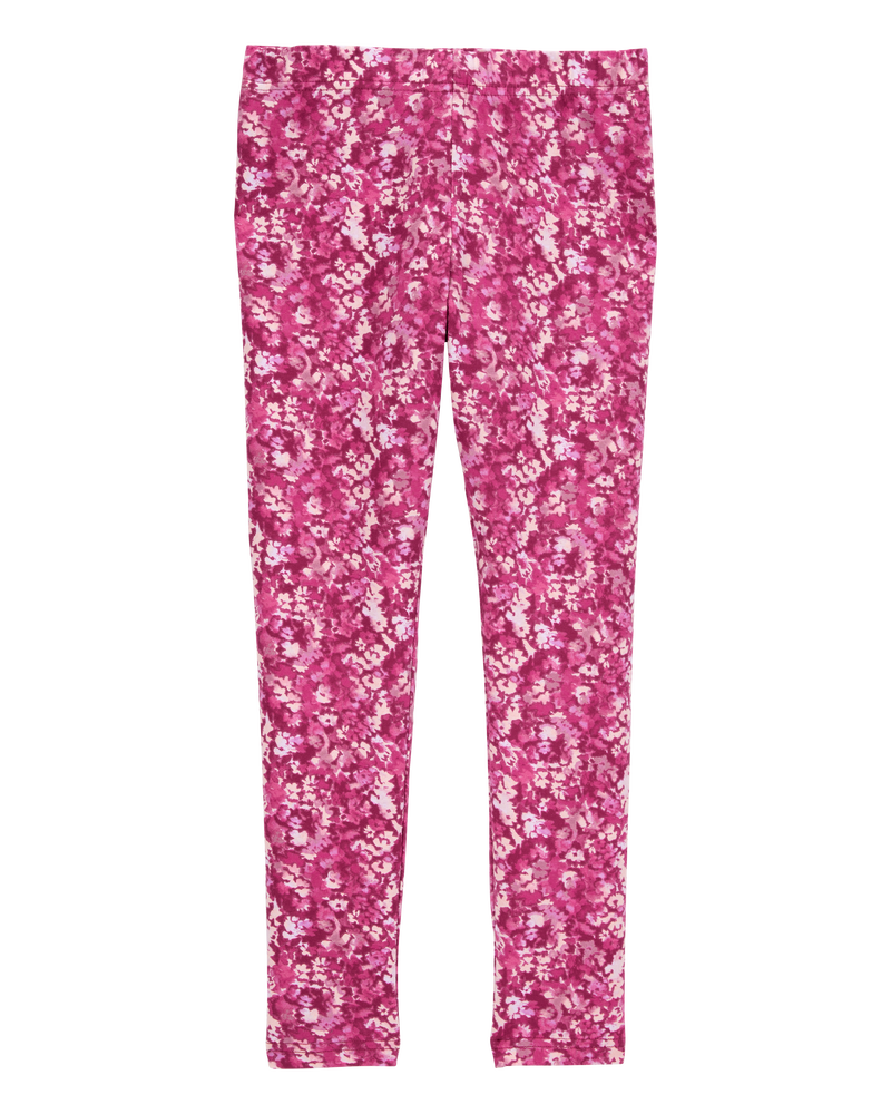 Kid Floral Knit Leggings - Floral, image 2 of 4 slides