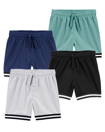 Toddler 4-Pack Fan-Favorite Mesh Shorts
, 