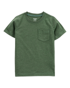 Toddler Solid Short-Sleeve Tee - Green, image 1 of 3 slides