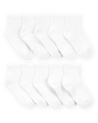 Kid 10-Pack Ankle Socks, image 1 of 3 slides