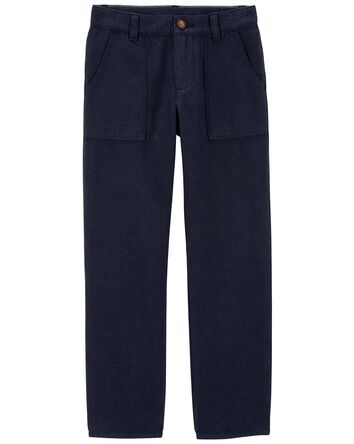 Kid Soft Herringbone Pants, 