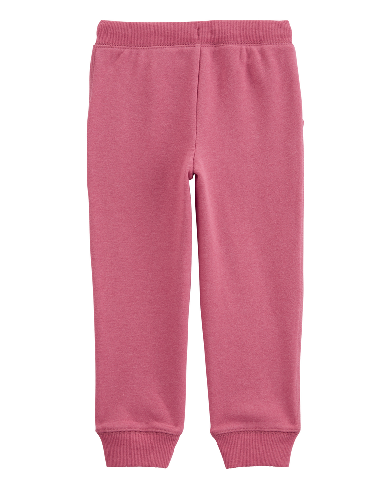 Baby Fleece Drawstring Joggers, image 2 of 4 slides