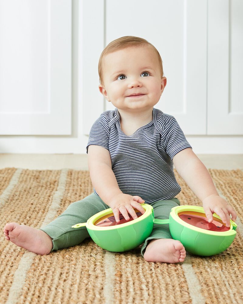 Farmstand Melon Drum Baby Toy, image 11 of 13 slides