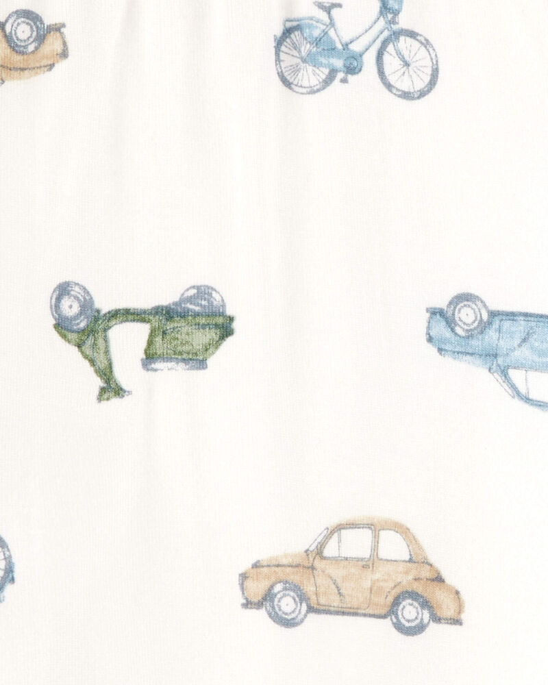 Baby Boy 2-Pack PurelySoft Pull-On Pants - Blue/Ivory, image 4 of 7 slides