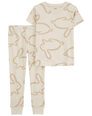 Baby 2-Piece Bunny 100% Snug Fit Cotton Pajamas, 