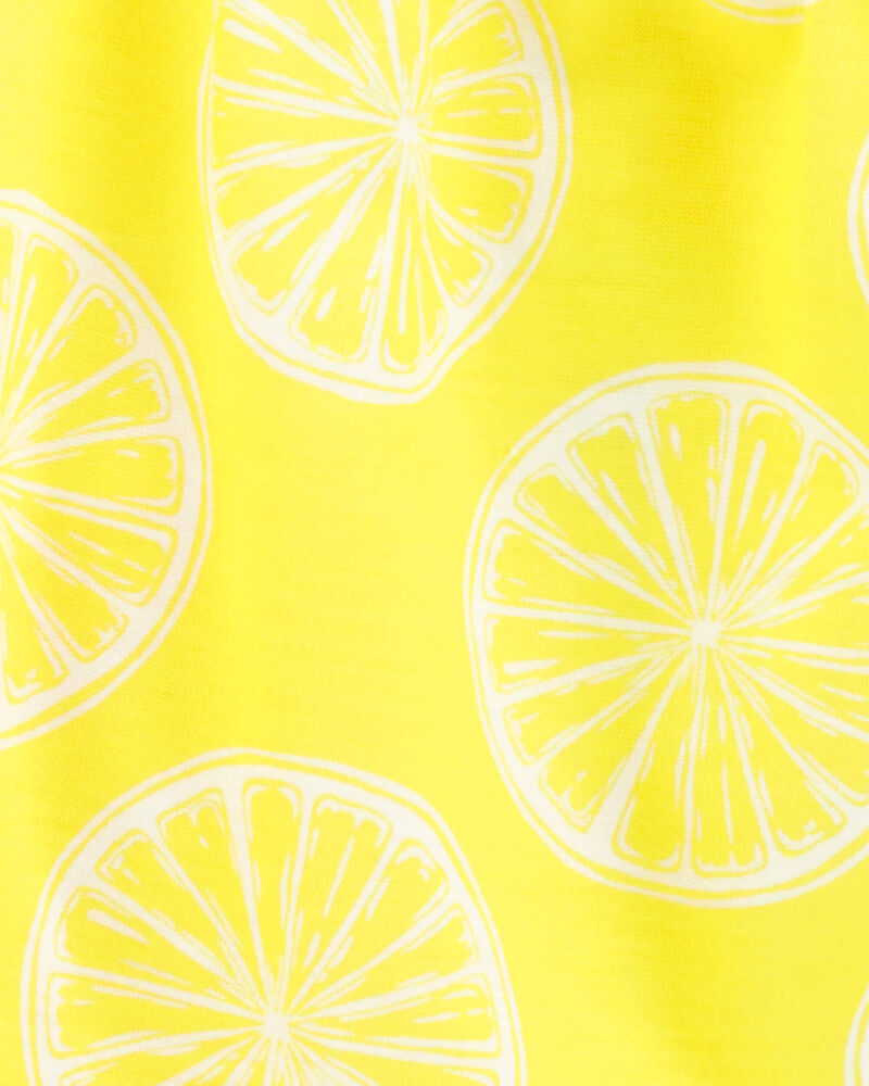 Toddler 2-Piece Lemon Loose Fit Pajama Set, image 2 of 3 slides