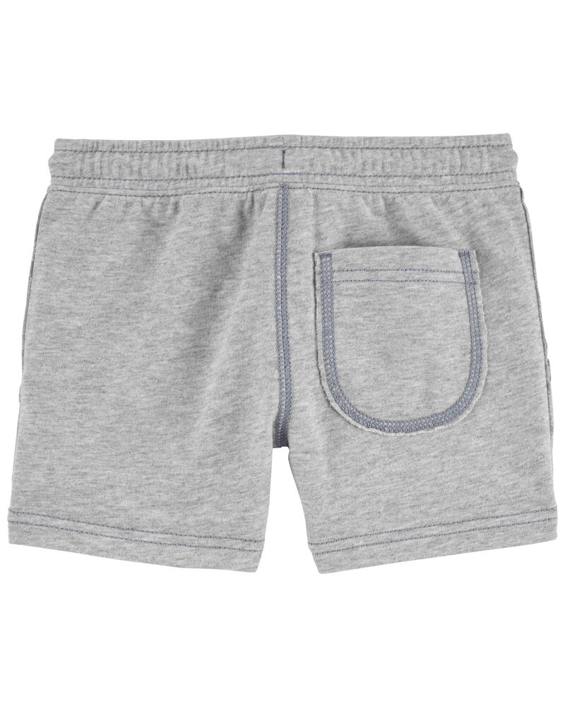 Toddler Pull-On French Terry Shorts, image 2 of 3 slides