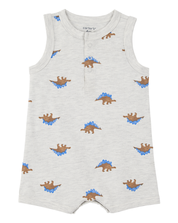 Baby Dinosaur Sleeveless Romper, 