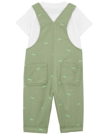 Baby 2-Piece Tee & Chameleon Coverall Set, 