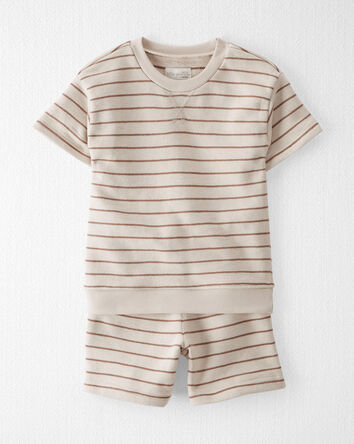 Toddler Organic Cotton Striped 2-Piece Set, 