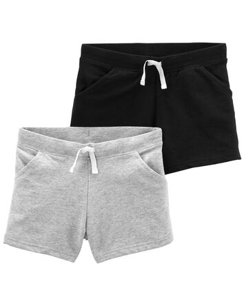 Kid 2-Pack French Terry Shorts, 