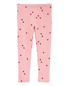 Baby Cotton Heart Stretch Leggings, image 2 of 5 slides