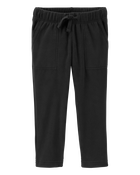 Baby Tapered Leg Microfleece Pull-On Pants, image 1 of 2 slides