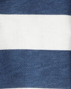 Baby Boy Organic Cotton Henley Top in Stripes, image 3 of 5 slides