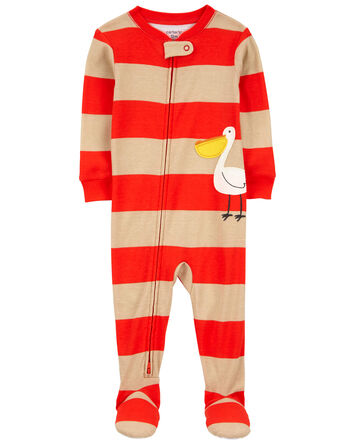Baby 1-Piece Pelican 100% Snug Fit Cotton Footie Pajamas, 