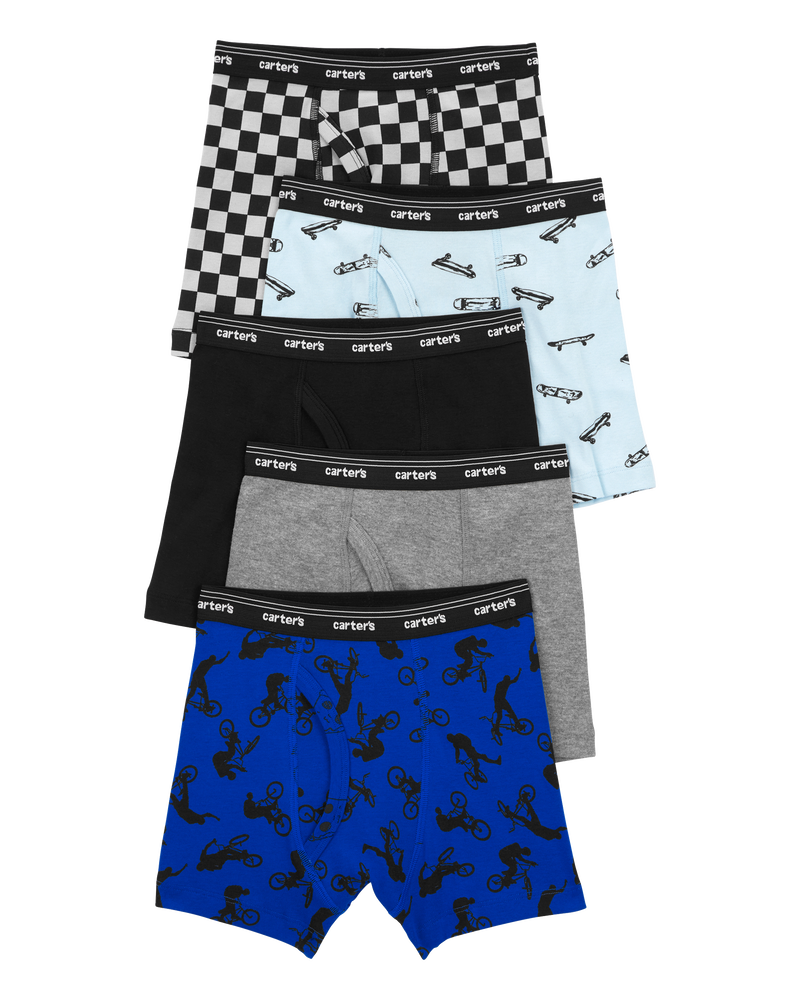 Kid 5-Pack Boxer Briefs Underwear, image 1 of 3 slides