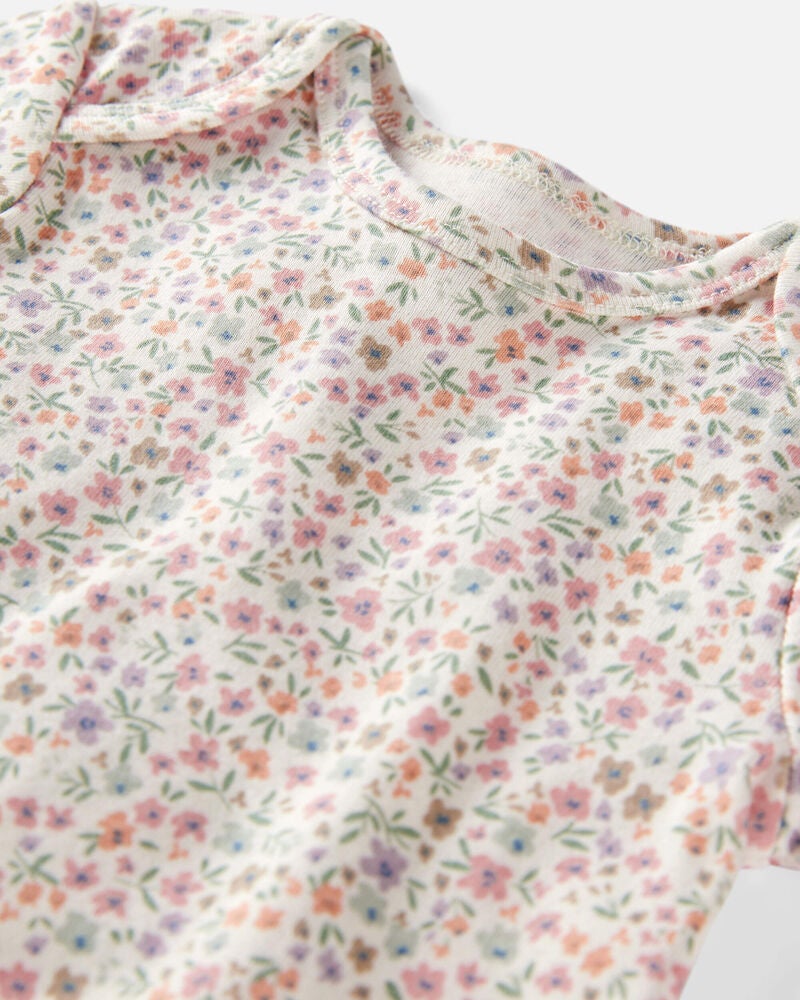 Baby 3-Pack Organic Cotton Rib Bodysuits, image 2 of 6 slides