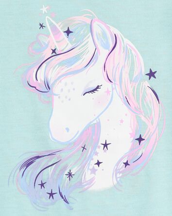 Girls 2-Pack Unicorn Nightgowns, 
