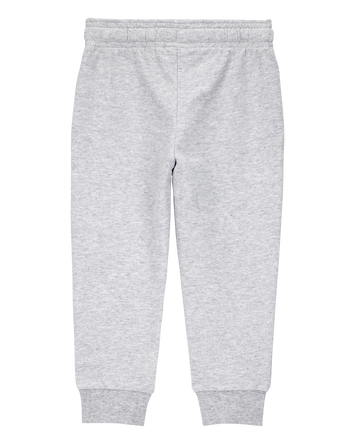 Baby Pull-On Drawstring Joggers - Grey, 