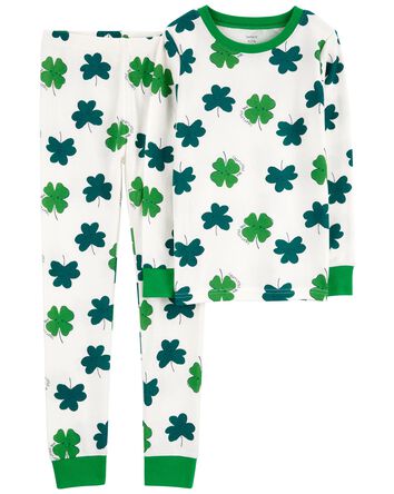 2-Piece St. Patrick's Day 100% Snug Fit Cotton Pajamas, 