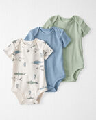 Baby 3-Pack Organic Cotton Bodysuits, image 1 of 6 slides