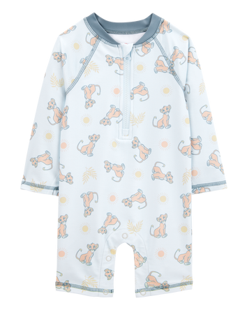 Baby Disney© Lion King 1-Piece Rashguard Swimsuit - Blue, 
