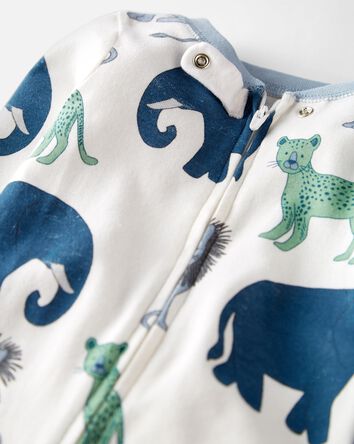Toddler Organic Cotton 1-Piece Pajamas, 