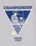 Kid Tennis Short-Sleeve Graphic Tee - Grey, image 2 of 3 slides