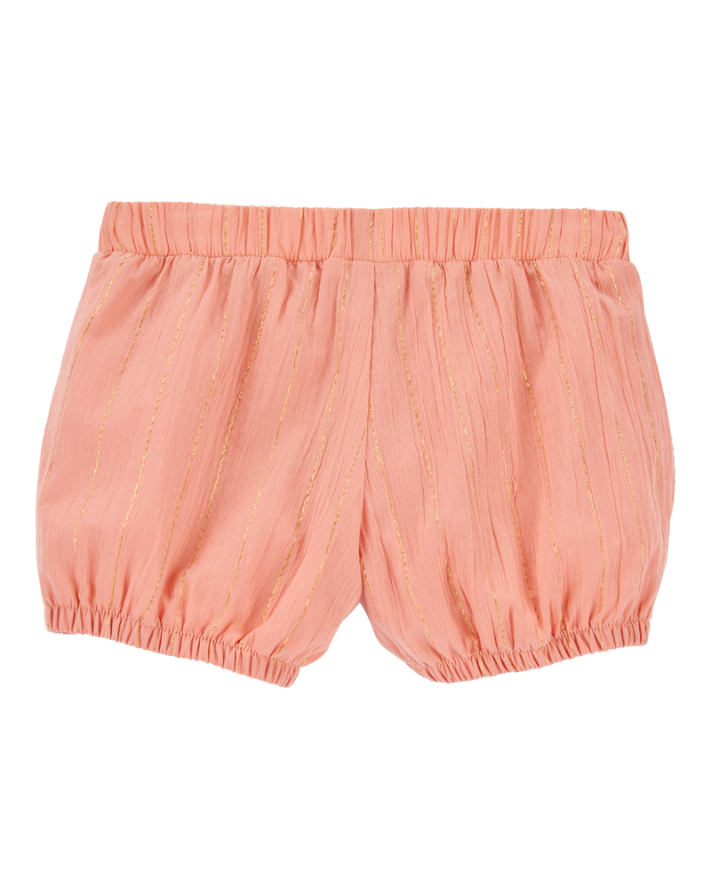 Toddler Pull-On Woven Shorts - Orange, image 4 of 7 slides