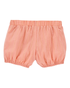 Toddler Pull-On Woven Shorts - Orange, image 4 of 7 slides