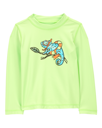 Toddler Boy Iguana Long-Sleeve Rashguard, 