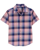 Toddler Plaid Button-Down Shirt, image 1 of 3 slides