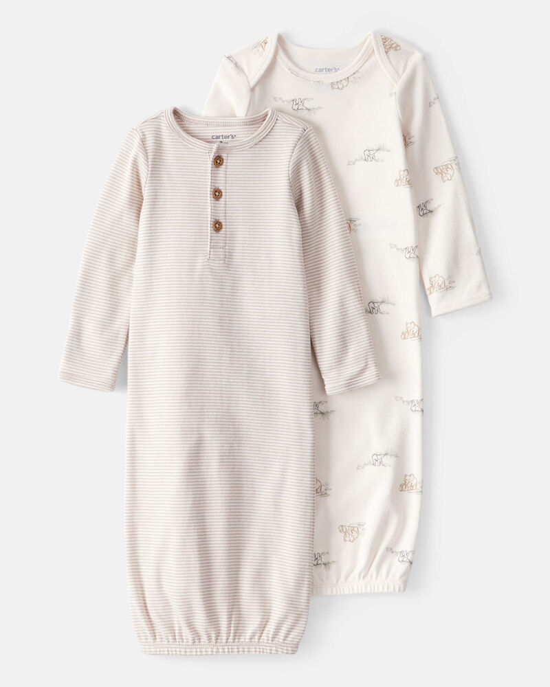 Baby 2-Pack Sleeper Gowns, image 6 of 7 slides