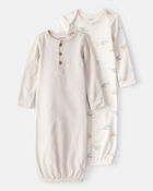 Baby 2-Pack Sleeper Gowns, image 6 of 7 slides