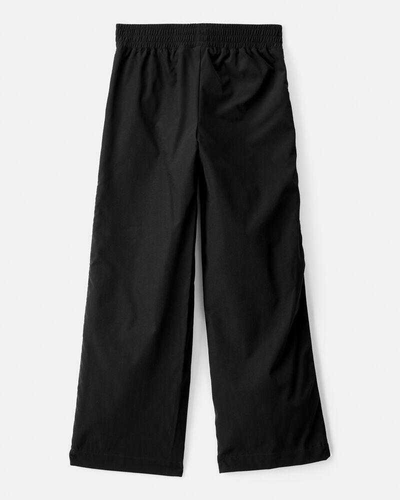 Girls Woven Active Pants - Black, image 2 of 5 slides