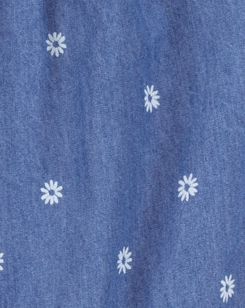 Baby Floral Chambray Jumpsuit, 