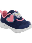 Navy - Toddler Butterfly Light-Up Sneakers