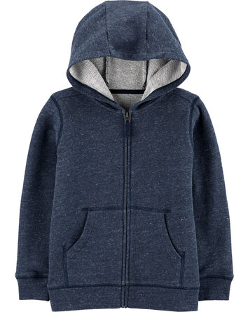 Kid Zip-Up French Terry Hoodie, 