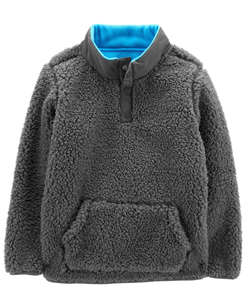 Quarter Zip Fleece Pullover, image 1 of 2 slides