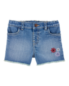 Baby Iconic Denim Shorts - Blue, image 1 of 4 slides