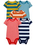 Baby 5-Pack Short-Sleeve Bodysuits, image 1 of 7 slides