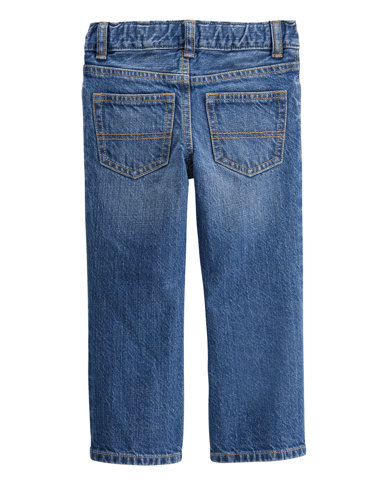 Toddler Medium Wash Boot-Cut Jeans, image 2 of 3 slides