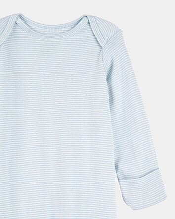 Baby 2-Pack Sleeper Gowns - Blue/White, 