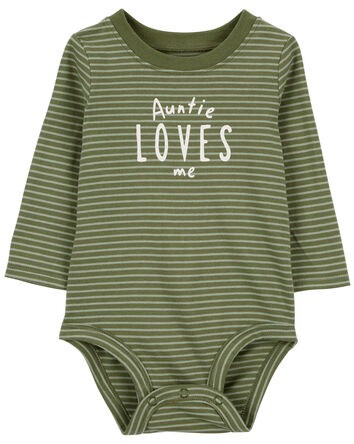 Baby Auntie Loves Me Collectible Bodysuit, 